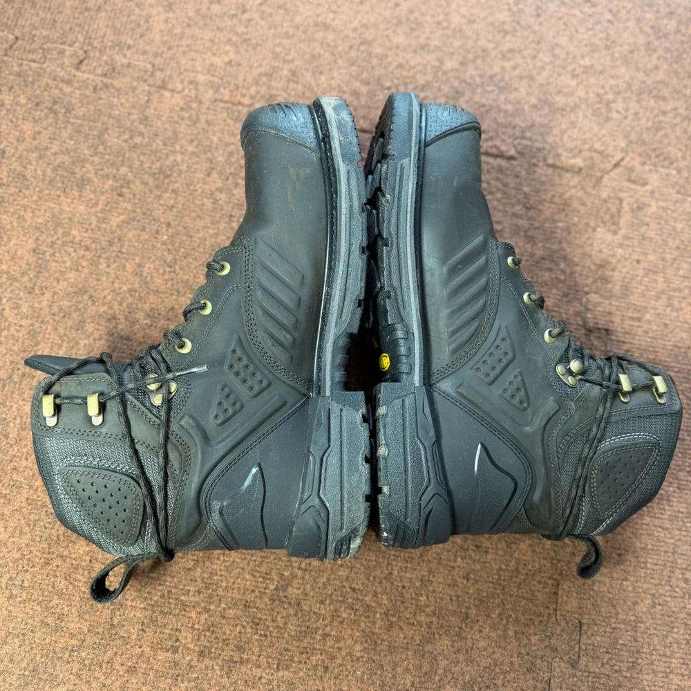 KEEN Utility Troy 6 Waterproof Carbon Fiber Toe Work Boots Mens 11D Black 102211